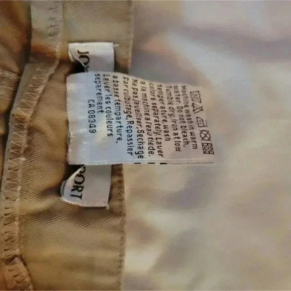 Jones New York Beige Shorts size 12 cotton - Picture 5 of 9